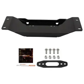 Maxpeedingrods 8kbgzd Black Winch Bracket Kit For Polaris Ranger Midsize Sportman 570 2022-2025 Steel