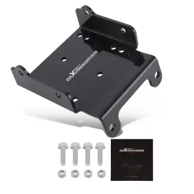 H6GMQ5 MAXPEEDINGRODS Winch Mounting Bracket Mount Plate Kit #2