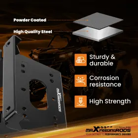 IC3GSK MAXPEEDINGRODS Winch Mount Pro Fxt Fx Dx Dxt Fxr 1000 #3