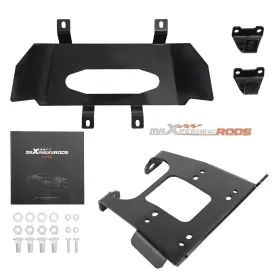 JL4P8O MAXPEEDINGRODS Steel Front Winch Mounting Bracket Pro