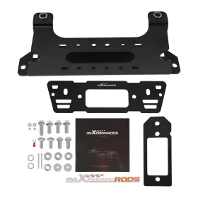 K2H0NY MAXPEEDINGRODS Winch Mount Plate Utv Kit 900 1000 Crew