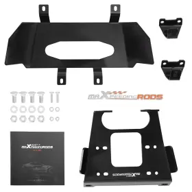 LUYH6X MAXPEEDINGRODS Steel Utv Winch Mounting Bracket Pro Xp