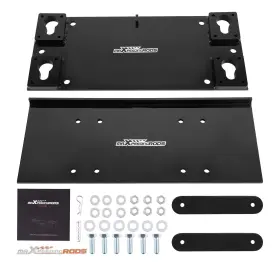 MV4FBH MAXPEEDINGRODS Winch Mount Trailer Floor Powder Coated
