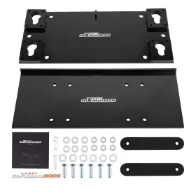 NDVPL7 MAXPEEDINGRODS Steel Winch Mounting Bracket Trailer