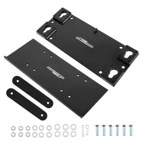 Maxpeedingrods Oc7yih Heavy-duty Steel Winch Mounting Bracket For Trailer Floor 1/4 Inch And 1/2 A36