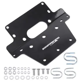 UQRL76 MAXPEEDINGRODS Steel Atv Winch Mounting Bracket TRX420