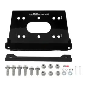 VBE3UO MAXPEEDINGRODS Steel Winch Mount Plate Bracket Pro Dxt