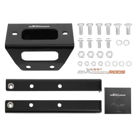 VS6B8U MAXPEEDINGRODS Steel Front Winch Mounting Bracket Rzr