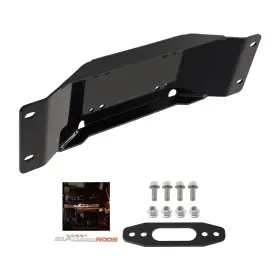Maxpeedingrods Wr2903 Front Winch Plate For Polaris Ranger Midsize Sportman 570 2022-2025 Mount Kit