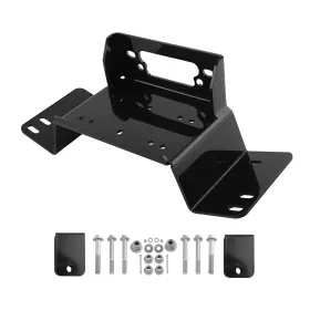 XOBVY5 MAXPEEDINGRODS Winch Mount Utv Powder Coated 700 Honda