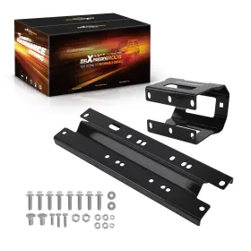 XQ8BO5 MAXPEEDINGRODS Front Winch Mount Plate Polaris