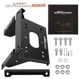 Y2K7RV MAXPEEDINGRODS Steel Utv Winch Mounting Bracket Pro Dx