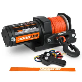 768807191641 MNEMOSYNE Electric Winch Atv Synthetic Rope Utv