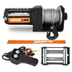 768845596392 MNEMOSYNE Atv Winch Steel Cable Trailer Towing