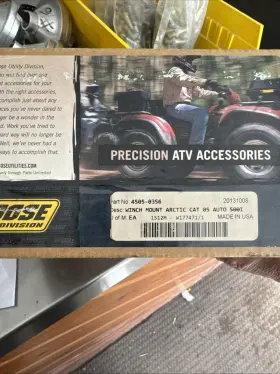 4505-0356 MOOSE Winch Mount Bracket Plate Kit 1000 700 650