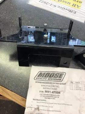 M91-47004 MOOSE Winch Mount #3