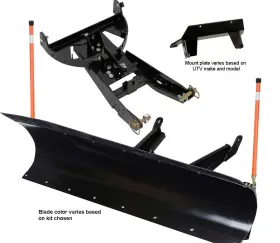 BLPRO72YE-PTUT-HYPRO-MA11701 Snow Plow Utv Hydroturn 400 500 #2