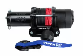 VT4500 Sport Viper Atv Utv Winch Feet Amsteel Synthetic Rope