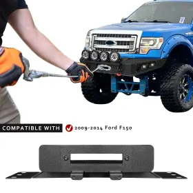 F150-JPJ03 MSD Steel Winch Plate Ford