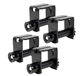 Mytee Products 840223604438 4 Pack Sliding Winch Ll Double L Track Flatbed Trailer Truck