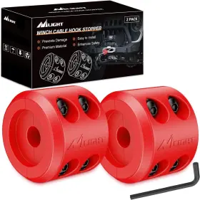 936R NILIGHT Winch Stopper Atv Utv Cable Hook Suv
