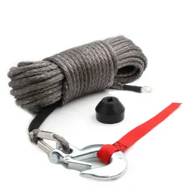 627843764601 OFFROADING GEAR Synthetic Winch Rope Kit 4X4