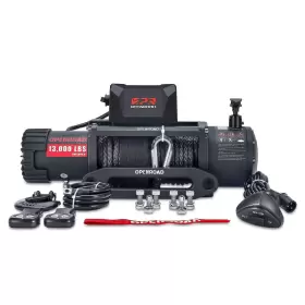 13000RN-2 OPENROAD Electric Winch Synthetic Cable Trailer 4WD
