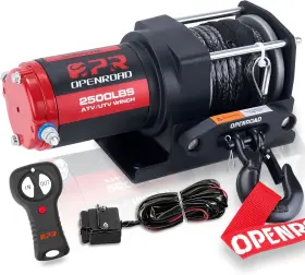 2500 OPENROAD Atv Utv Winch Towing Electric Road