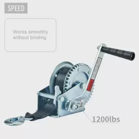 HW-1200-S OPENROAD Winch Boat Strap Crank #3