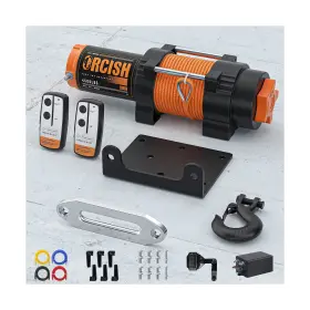 4500LBS ORCISH Waterproof Electric Winch Synthetic Rope Atv #2