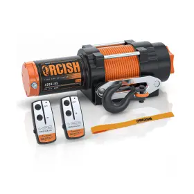 4500LBS ORCISH Waterproof Electric Winch Synthetic Rope Atv