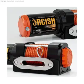 B098381BDC ORCISH Waterproof Electric Winch Synthetic Rope Wi #3