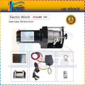 PMT116575T01 JEEP Electric Towing Winch Steel Rope Road
