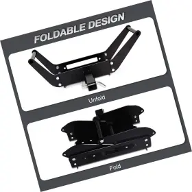 782500217064 PISMIRE Winch Mounting Plate Yj Tj Lj Wrangler #2