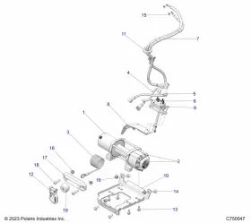 2636470 POLARIS Winch Deg #3