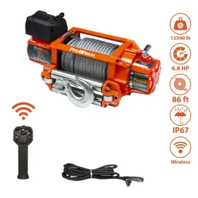 PWTR17500I24V PROWINCH Electric Waterproof Winch Steel Rope #3