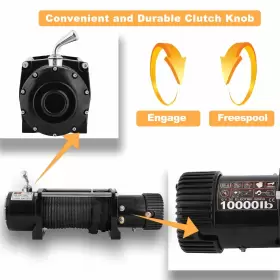 PULI-10000 PULI Electric Winch Synthetic Rope Towing Road #3
