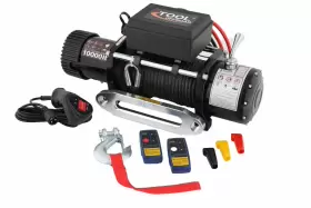 PULI-10000 PULI Electric Winch Synthetic Rope Towing Road