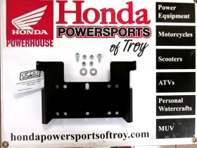 568212 QUADBOSS Winch Mount 1000 Honda Pioneer