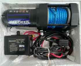 731173882734 REINDEER Winch Electric Synthetic Rop Kit 3500 #2