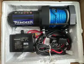 731173882734 REINDEER Winch Electric Synthetic Rop Kit 3500