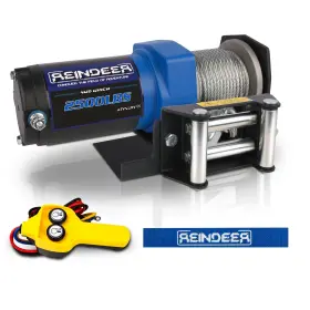 768807191818 REINDEER Electric Winch Steel Cable Towing Atv