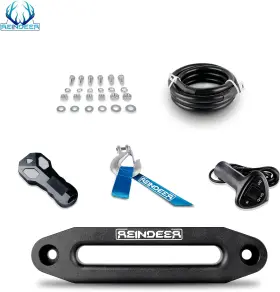 USAM-REEW001S REINDEER Electric Winch Synthetic Rope Towing #3