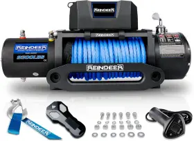 USAM-REEW001S REINDEER Electric Winch Synthetic Rope Towing