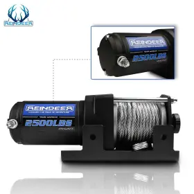 USAM-REEW009S REINDEER Electric Winch Steel Cable Atv Utv #3