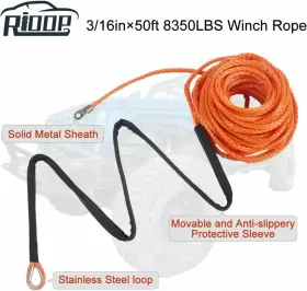 WR31650OR RIOOP Synthetic Winch Rope Feet #2