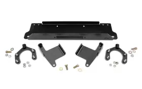 1162 ROUGH COUNTRY Powder Coated Steel Winch Mounting Plate