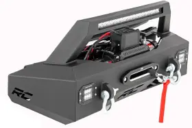 31007 ROUGH COUNTRY Exo Winch Mount Leds 2500 Ram