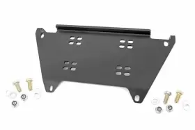 93036 ROUGH COUNTRY Utv Winch Mounting Plate Xp Polaris
