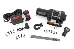 Rough Country Rs1000s 1000-lb Winch Utv Synthetic Rope Rough Country Rs1000s 1000-lb Winch Utv Synthetic Rope
